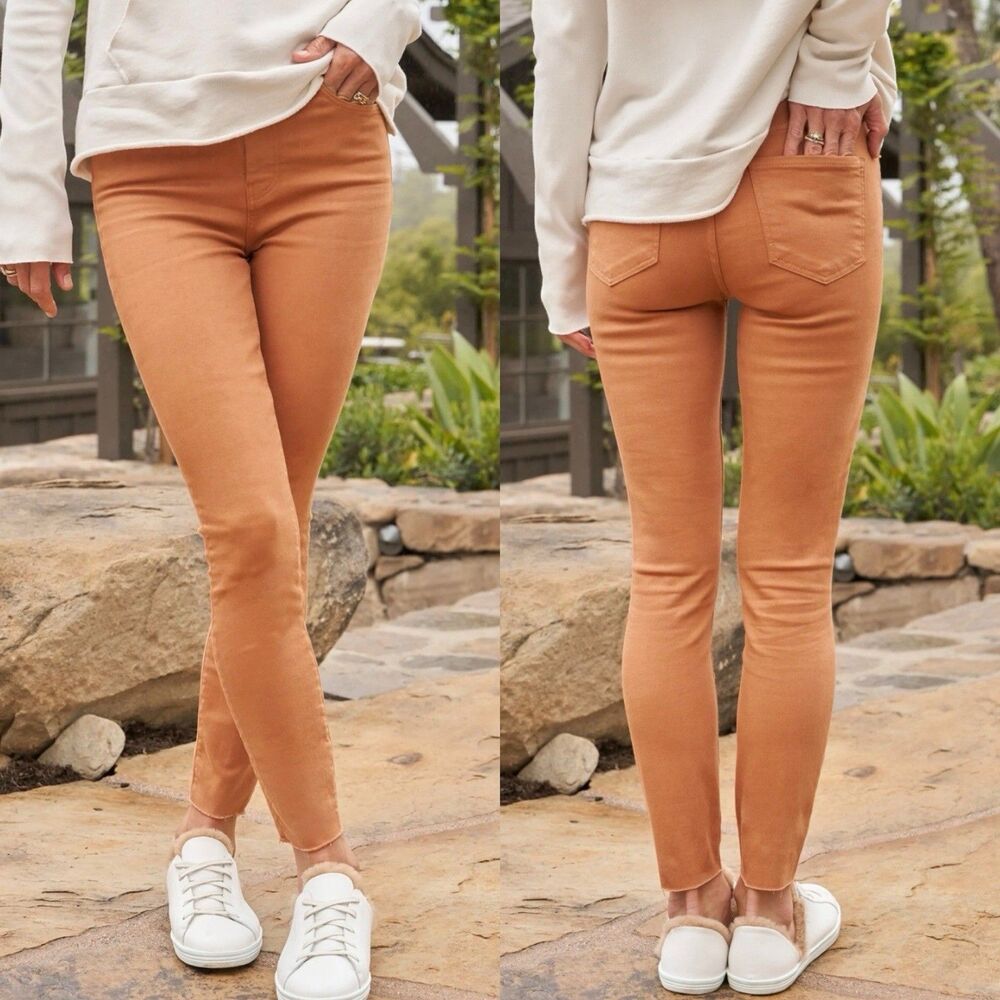 Frank & Eileen Sligo Toffee Italian Performance‎ Denim Skinny Jean 28 Minimalist